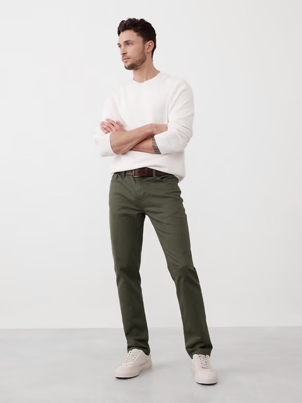 Banana Republic green Men's Skinny Travel jeans 32x32